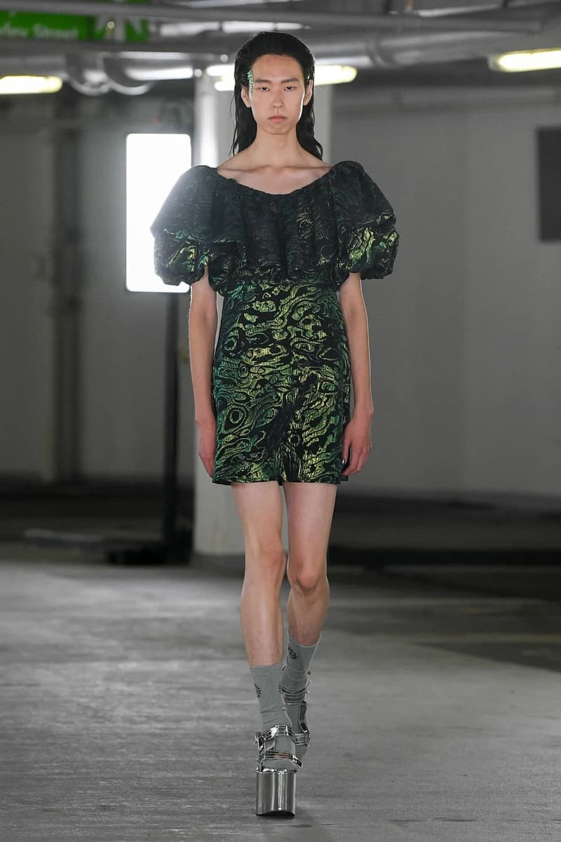 Edward Crutchley Spring Summer 2023 London Fashion Week SS23 Runway Show Hypebeast Review Emerging Designer 