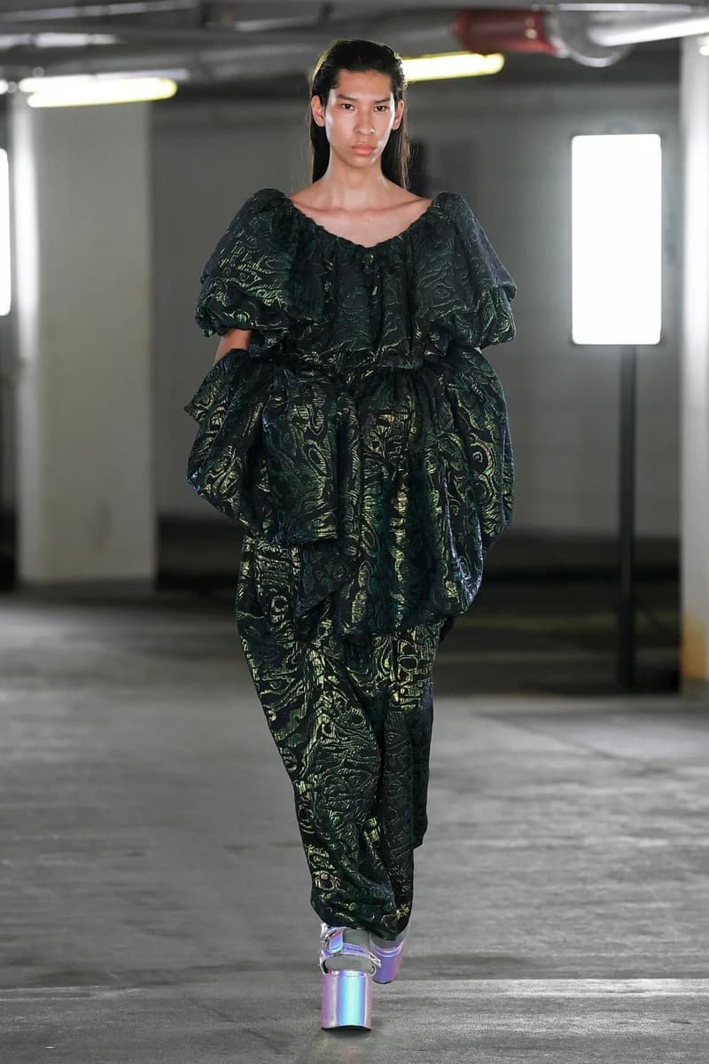 Edward Crutchley Spring Summer 2023 London Fashion Week SS23 Runway Show Hypebeast Review Emerging Designer 