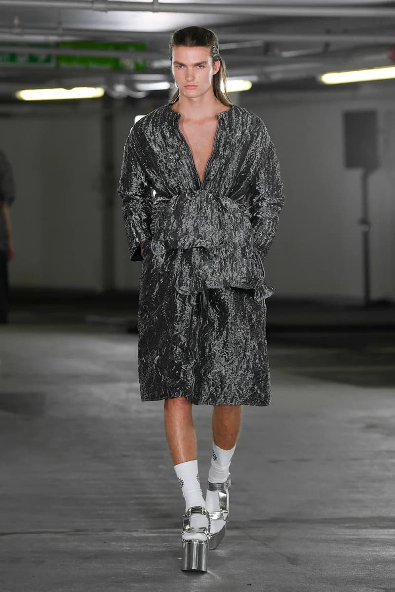 Edward Crutchley Spring Summer 2023 London Fashion Week SS23 Runway Show Hypebeast Review Emerging Designer 