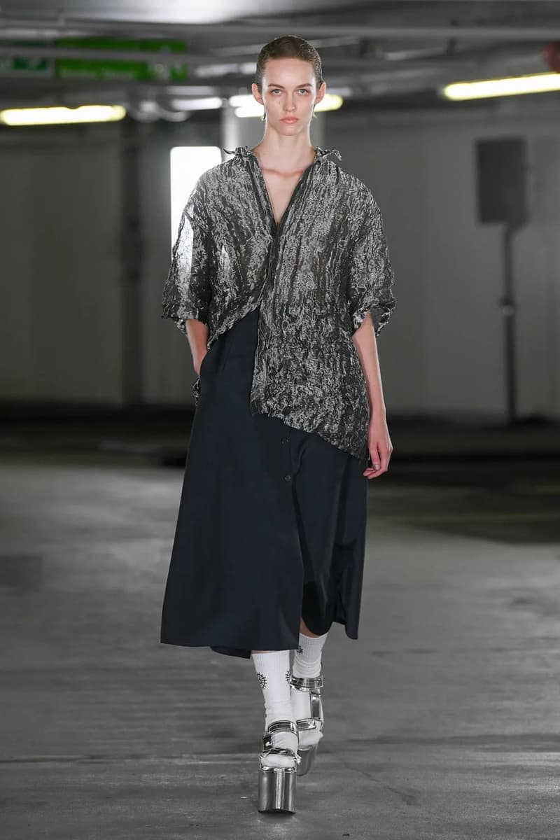 Edward Crutchley Spring Summer 2023 London Fashion Week SS23 Runway Show Hypebeast Review Emerging Designer 