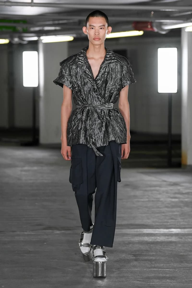 Edward Crutchley Spring Summer 2023 London Fashion Week SS23 Runway Show Hypebeast Review Emerging Designer 