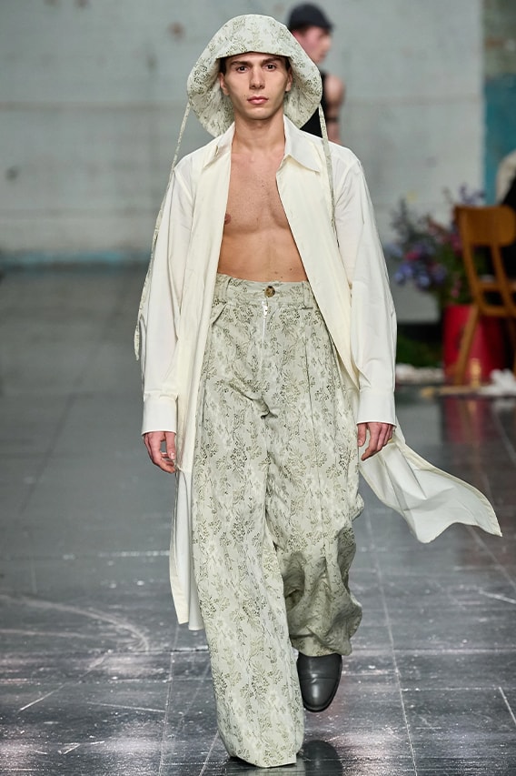 Emerging Designers London Fashion Week Spring/Summer 2023 Edward Crutchley FEBEN Saul Nash Chet Lo S.S. Daley HARRI