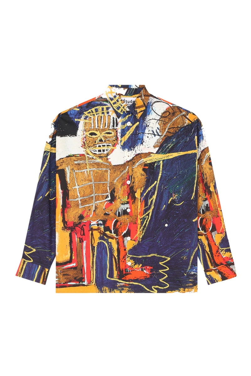 Jean-Michel Basquiat Etudes Capsule Collection Collaboration Art Fashion Style Shirt Trousers Cardigan 