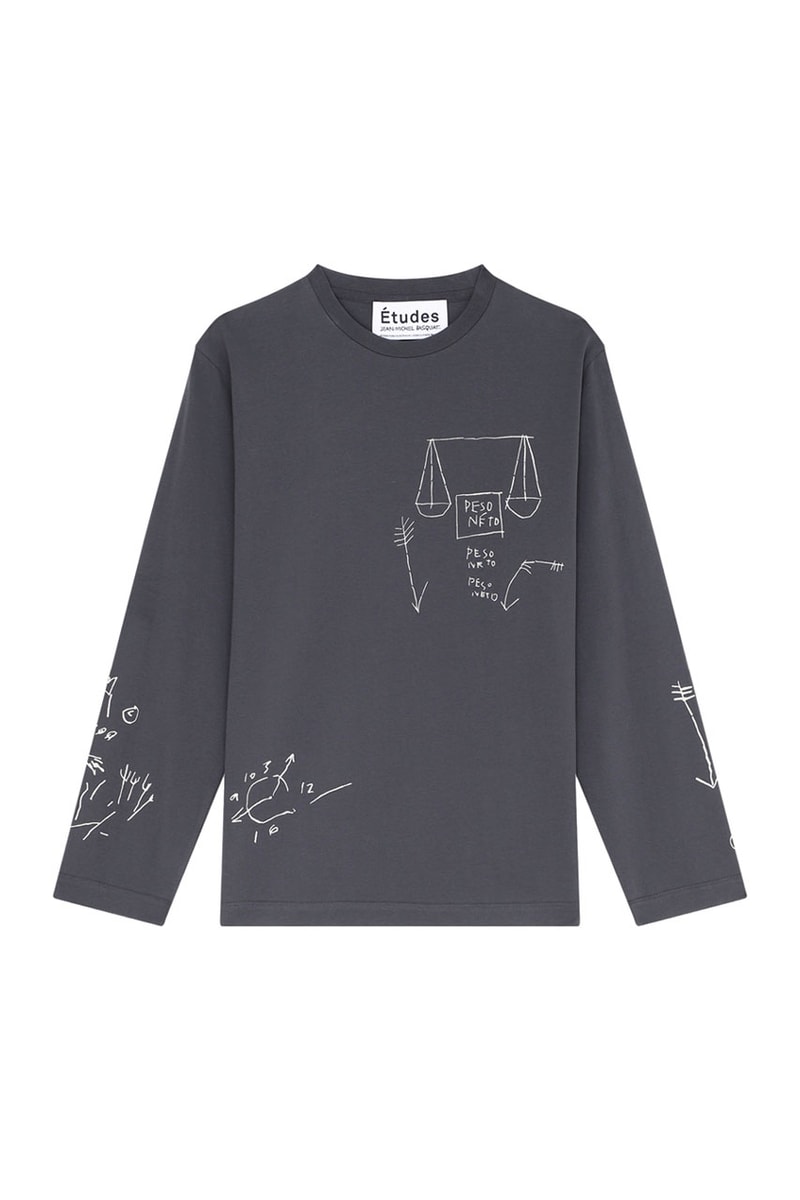Jean-Michel Basquiat Etudes Capsule Collection Collaboration Art Fashion Style Shirt Trousers Cardigan 
