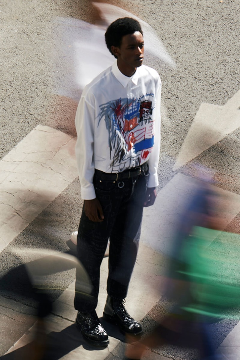 Jean-Michel Basquiat Etudes Capsule Collection Collaboration Art Fashion Style Shirt Trousers Cardigan 