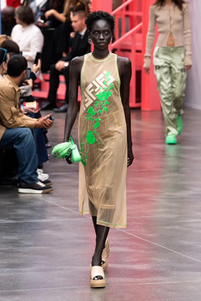 Kim Jones Goes Green for Fendi’s SS23 Collection for Milan Fashion Week