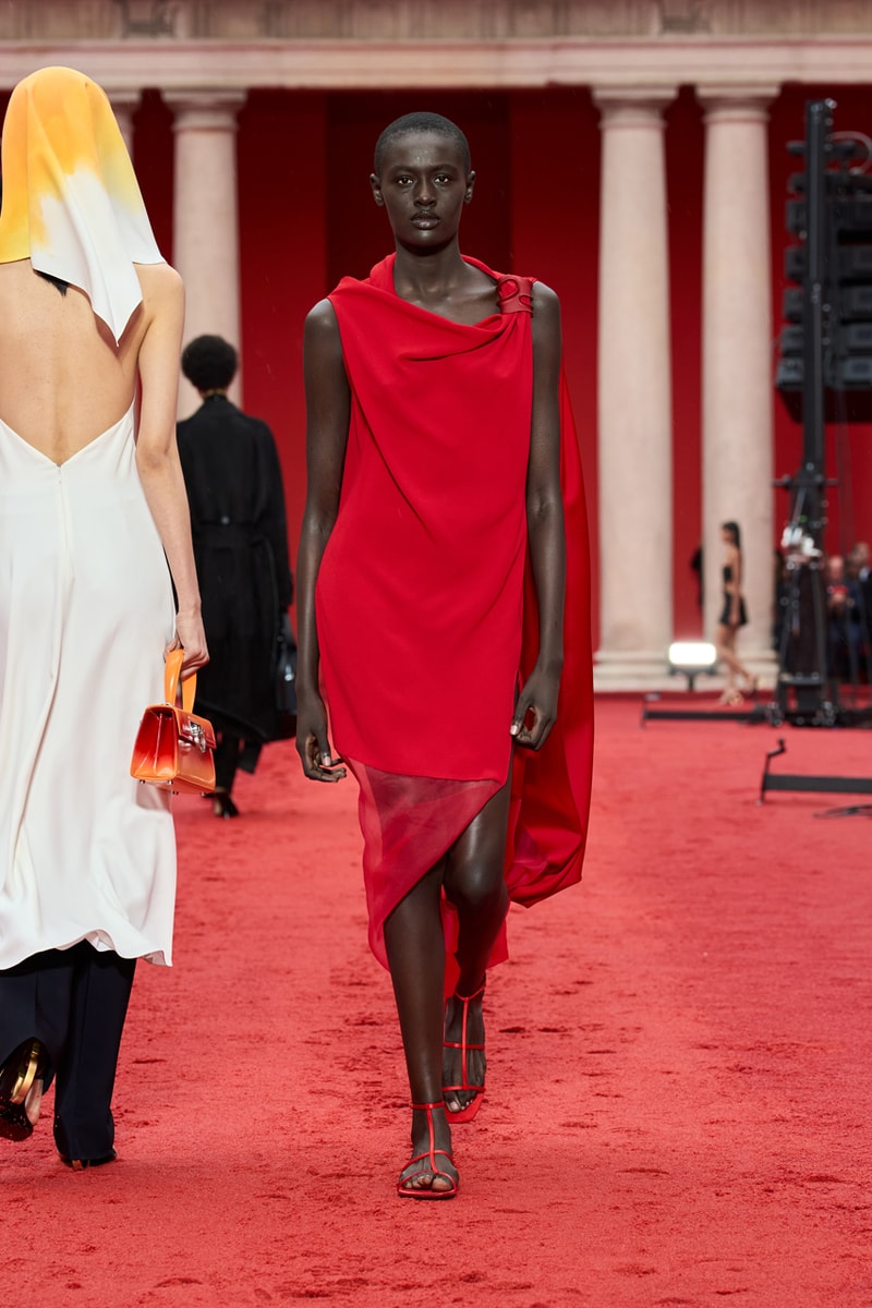 Ferragamo’s SS23 Show Provided a Fiery Debut for Designer Maximilian Davis