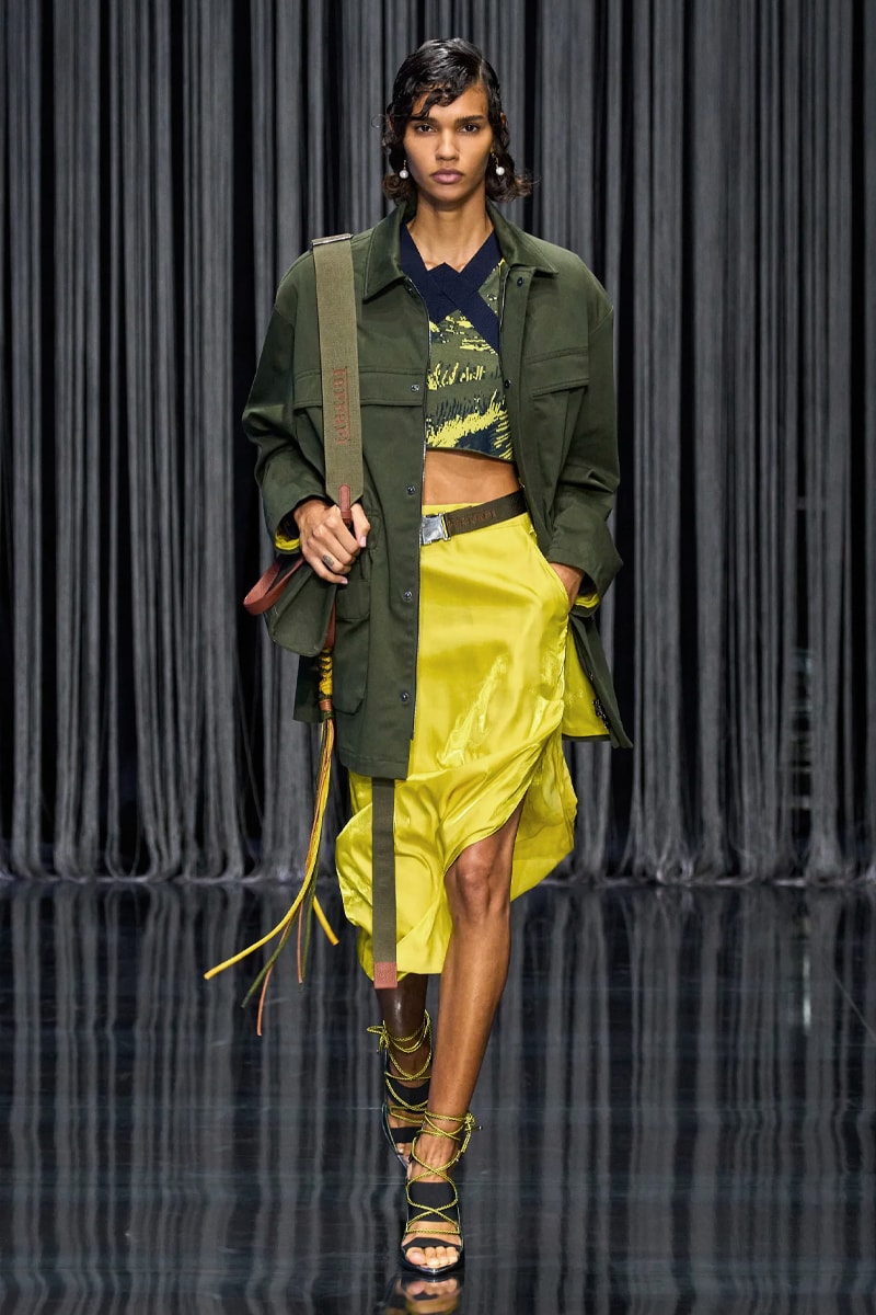 Ferrari Takes a Third Victory Lap Around the Fashion Circuit With SS23 Collection spring/summer 2023 milan fashion week race car teatro lirico juventus italian lvmh rocco iannone