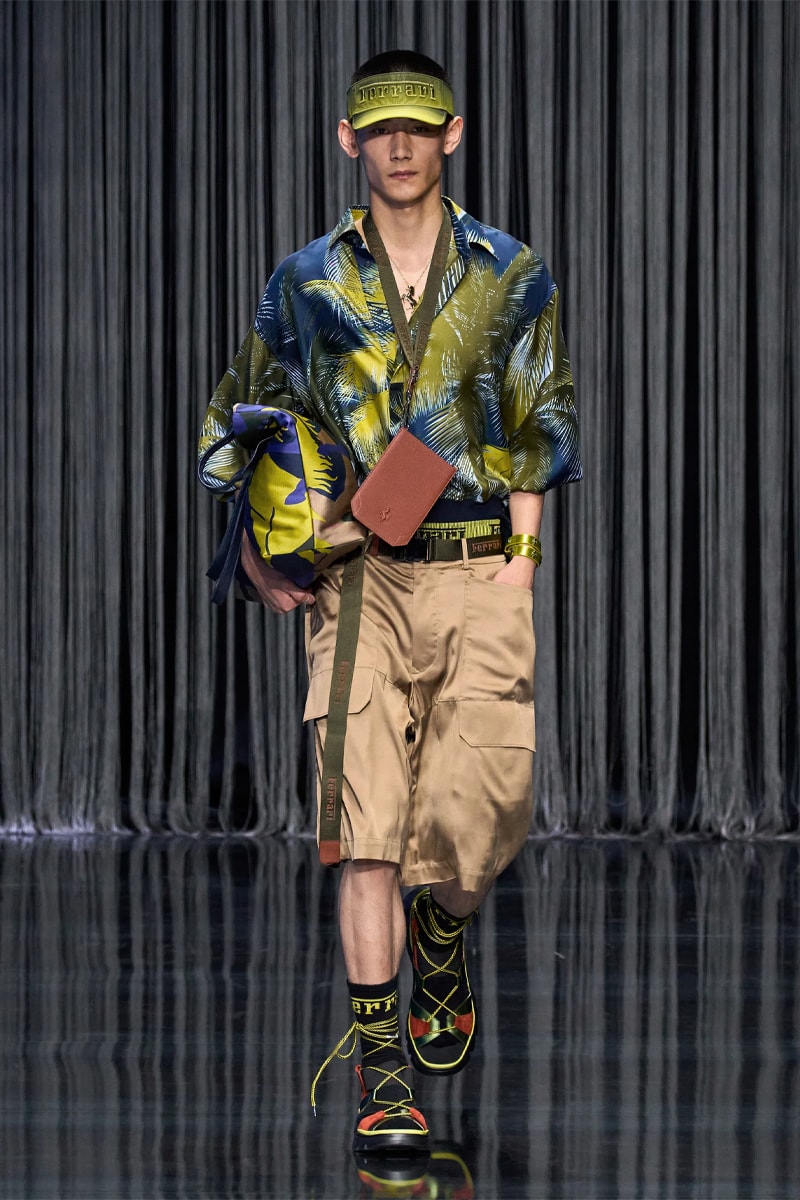 Ferrari Takes a Third Victory Lap Around the Fashion Circuit With SS23 Collection spring/summer 2023 milan fashion week race car teatro lirico juventus italian lvmh rocco iannone