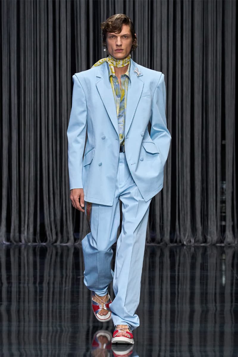 Ferrari Takes a Third Victory Lap Around the Fashion Circuit With SS23 Collection spring/summer 2023 milan fashion week race car teatro lirico juventus italian lvmh rocco iannone