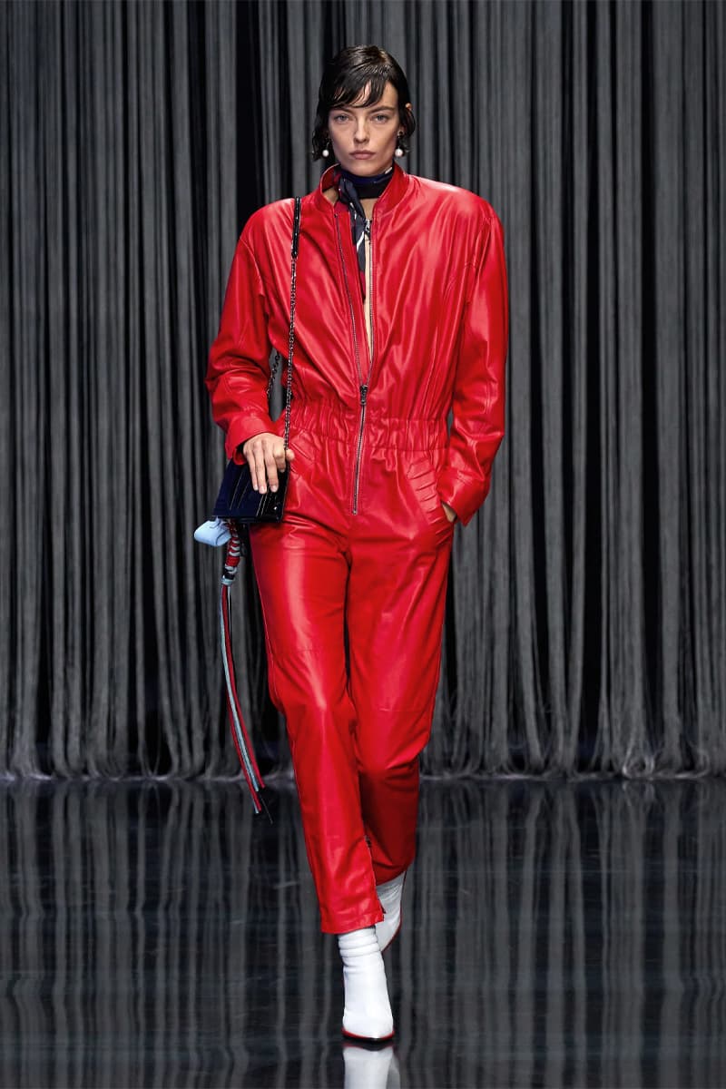 Ferrari Takes a Third Victory Lap Around the Fashion Circuit With SS23 Collection spring/summer 2023 milan fashion week race car teatro lirico juventus italian lvmh rocco iannone