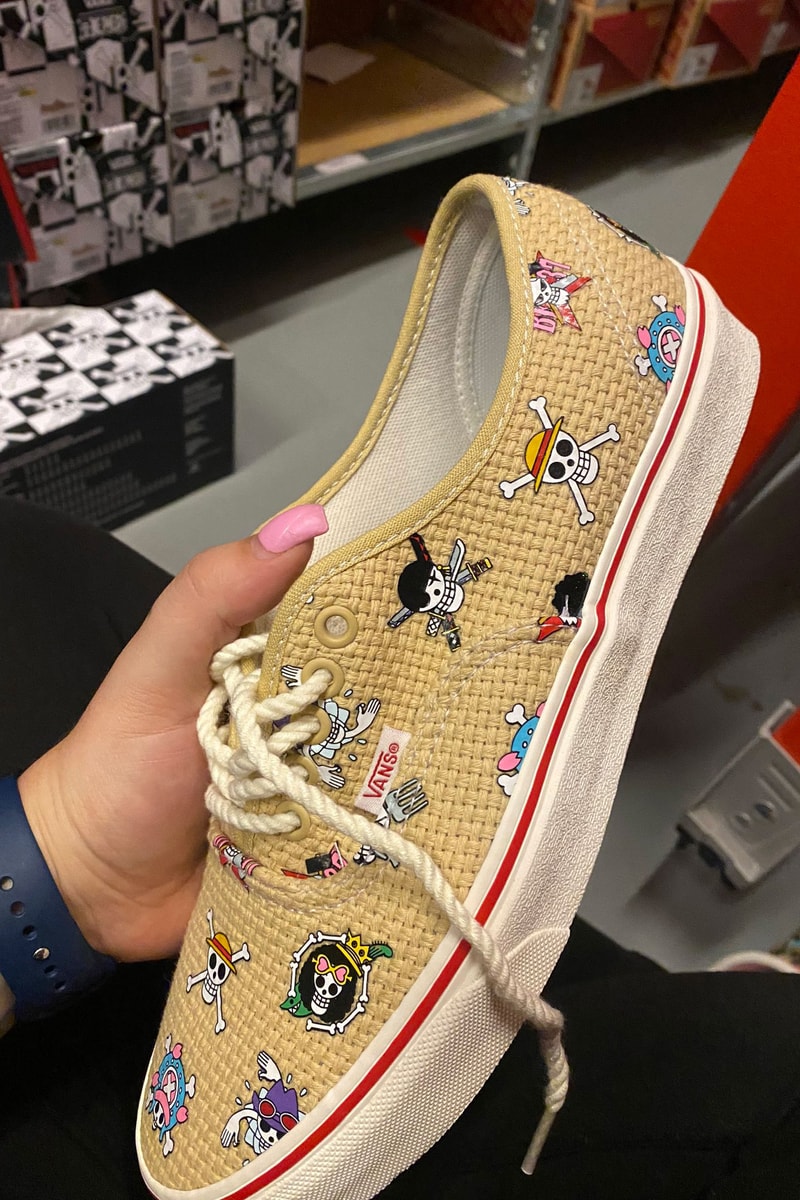 ovrnundr io Vans authentic one piece straw hat hemp rope sailing pirate ship blue compass release info