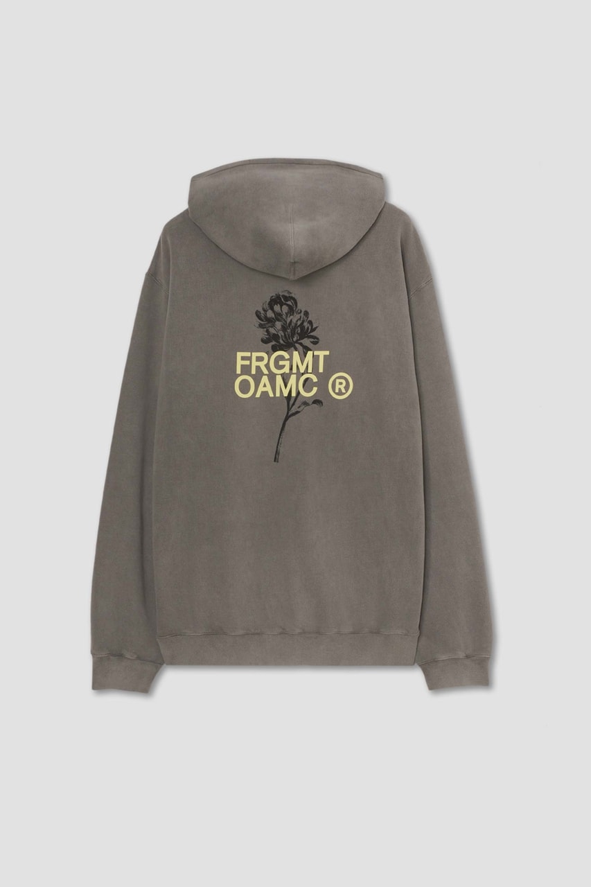 fragment design oamc hiroshi fujiwara luke lucie meier overdyed jacket liner crew neck hoodie t tee shirt official release date info pics price store listing shopping guide