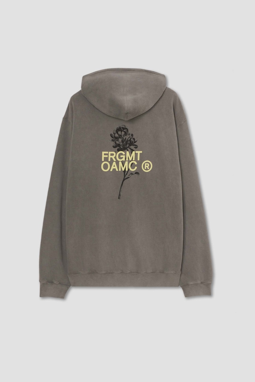 フラグメント デザインxOAMCのコラボコレクション第2弾が到着 oamc fragment design hiroshi fujiwara luke lucie meier overdyed jacket liner hoodie crewneck t tee shirt official release date info photos price store list buying guide