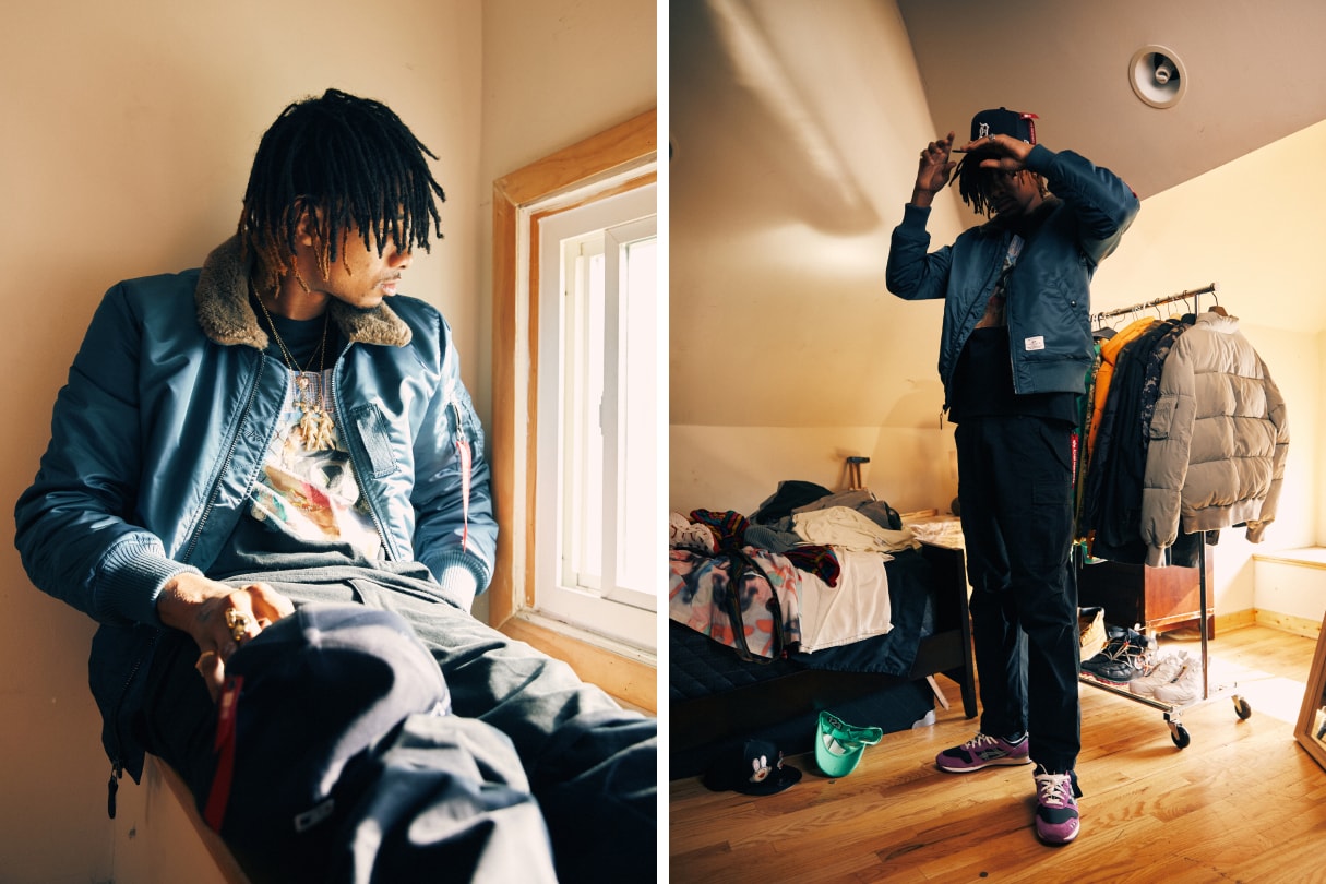 Alpha Industries and ZelooperZ FW22 Collection campaign lookbook