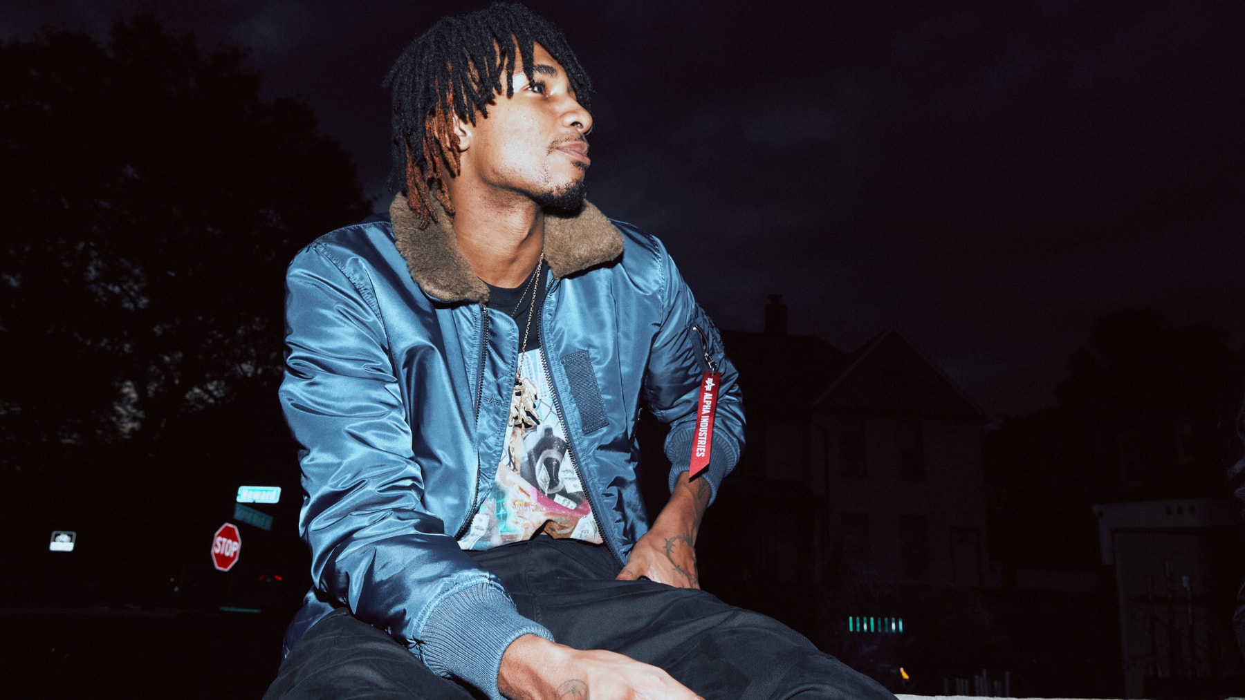 Alpha Industries and ZelooperZ FW22 Collection campaign lookbook