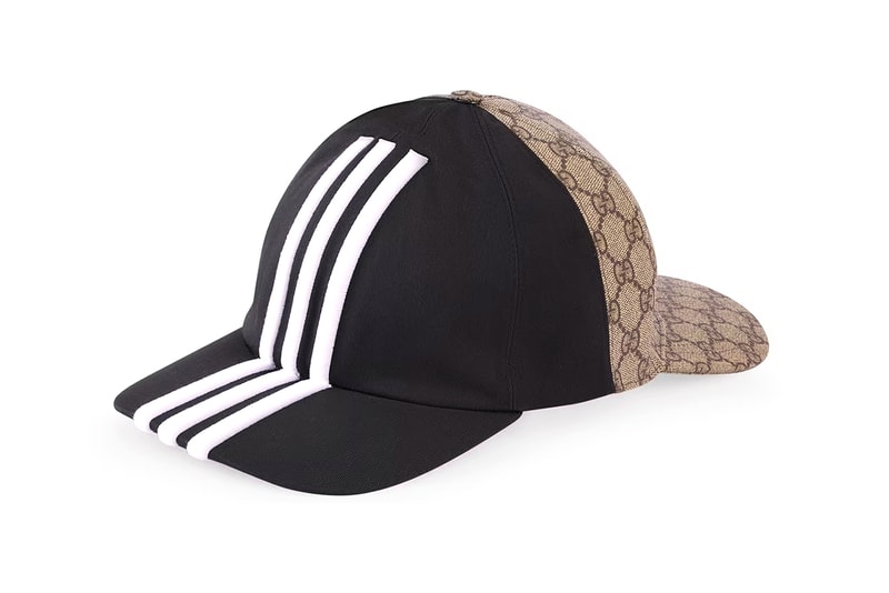 Gucci x adidas Double-Sides Baseball Cap Cotton Half Sleeve Collaboration Oddities Accessories Fashion Alessandro Michele Fall 2022