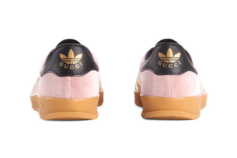 Gucci x adidas Gazelle Metallic Gold & Pink Velvet | Hypebeast Gucci x adidas Gazelle Metallic Gold & Pink Velvet | Hypebeast