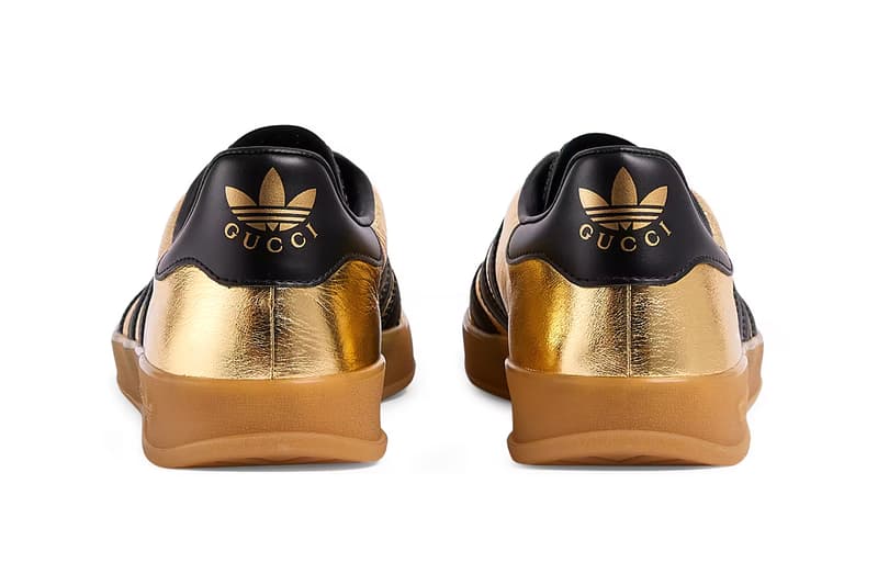 Gucci x adidas Gazelle Metallic Gold & Pink Velvet | Hypebeast Gucci x adidas Gazelle Metallic Gold & Pink Velvet | Hypebeast