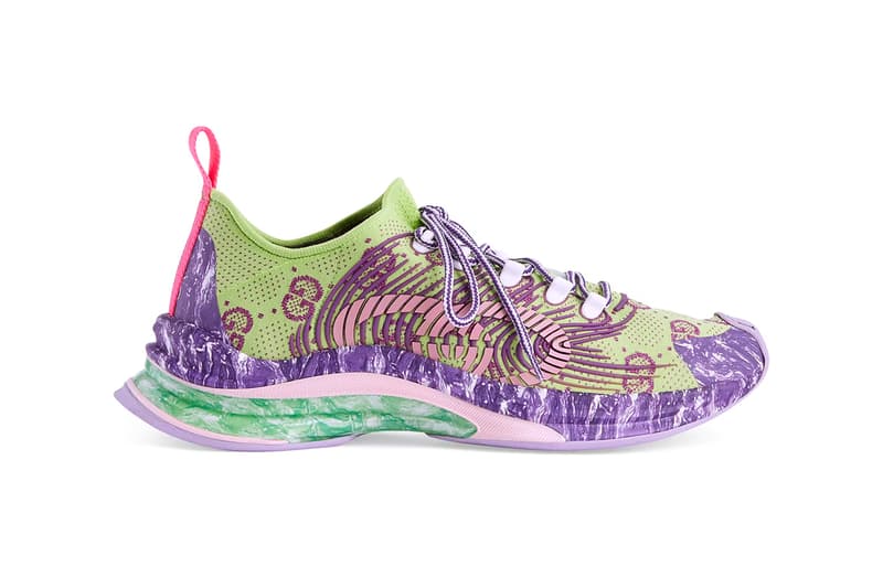 Gucci Run Sneaker MX Floral Colorful Patterns Prints Alessandro Michele New Footwear Running Shoes Mens