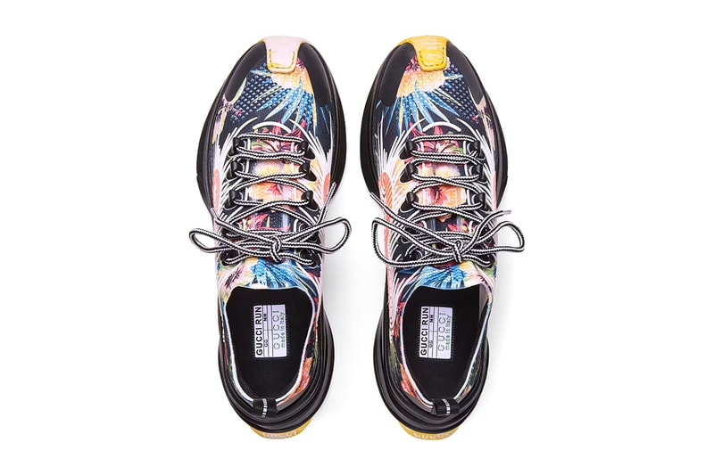 Gucci Run Sneaker MX Floral Colorful Patterns Prints Alessandro Michele New Footwear Running Shoes Mens