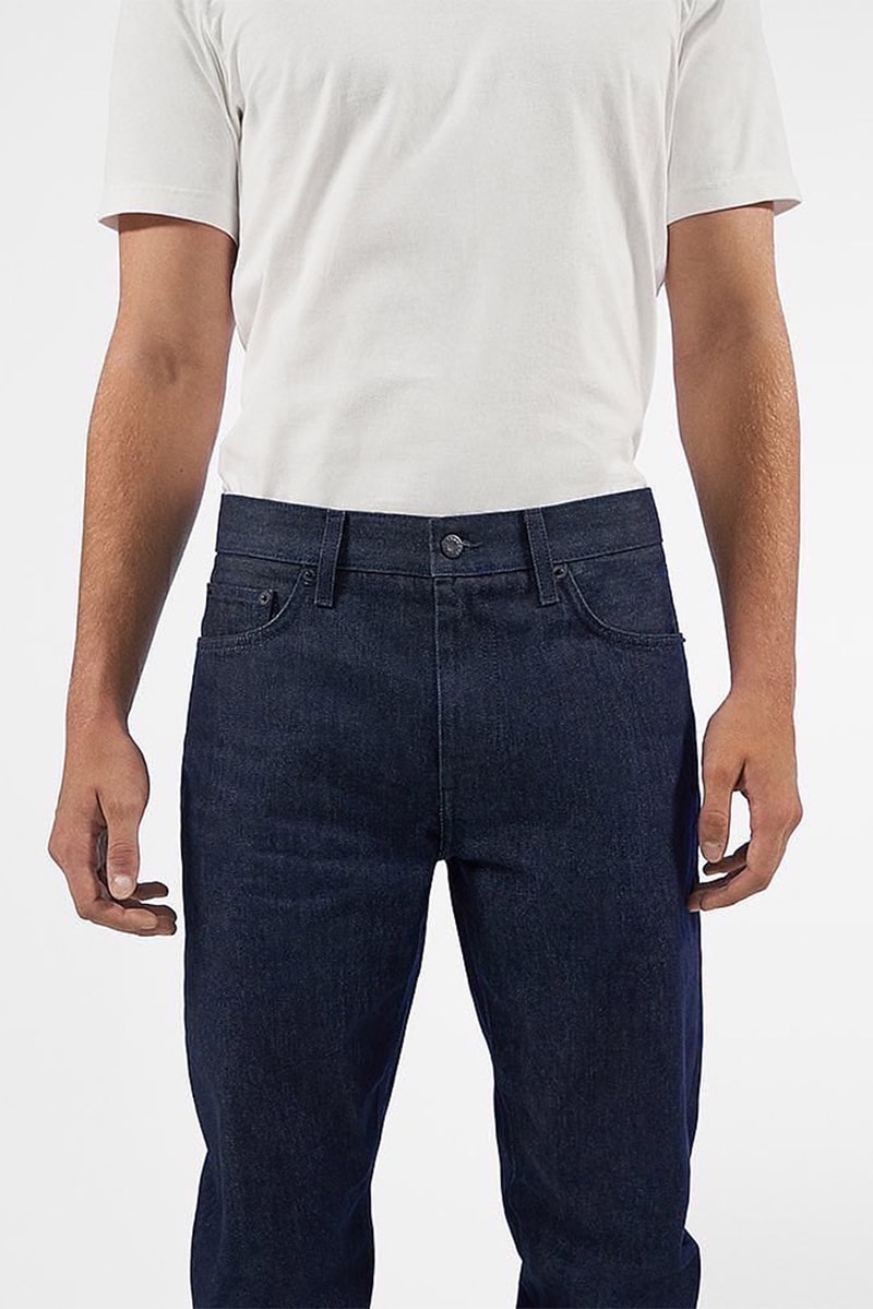 UNIQLO Helmut Lang classic jeans minimal refined recycled organic cotton white black dark navy release info date price