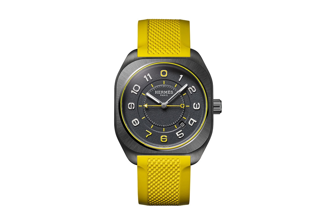 Hermes Creates 185 Piece Limited Edition In Deep Grey And Taxi Cab Yellow