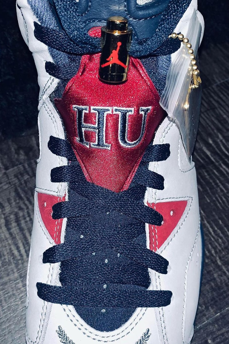 howard university air jordan 6 pe photos 
