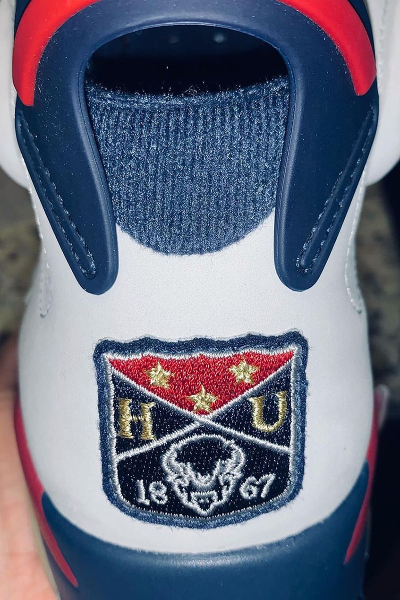 howard university air jordan 6 pe photos 