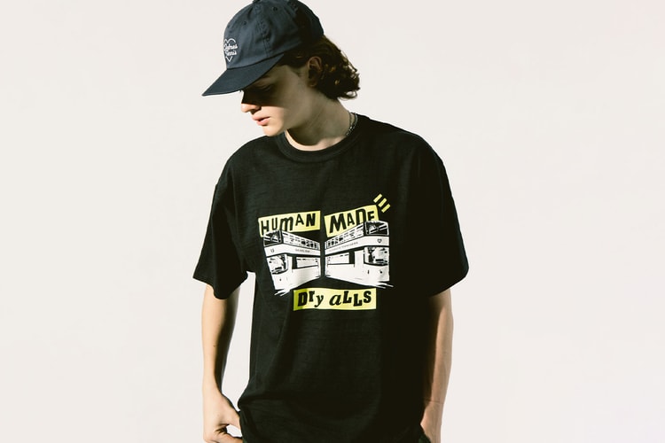 Human Made Drops Black Colorway of Its Hong Kong Tram Tee