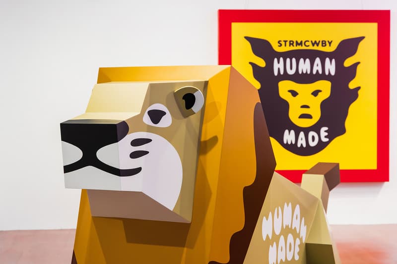 HUMAN MADE HBX Pop-Up Store Lion Figure Decoration Info Collection Release Hong Kong