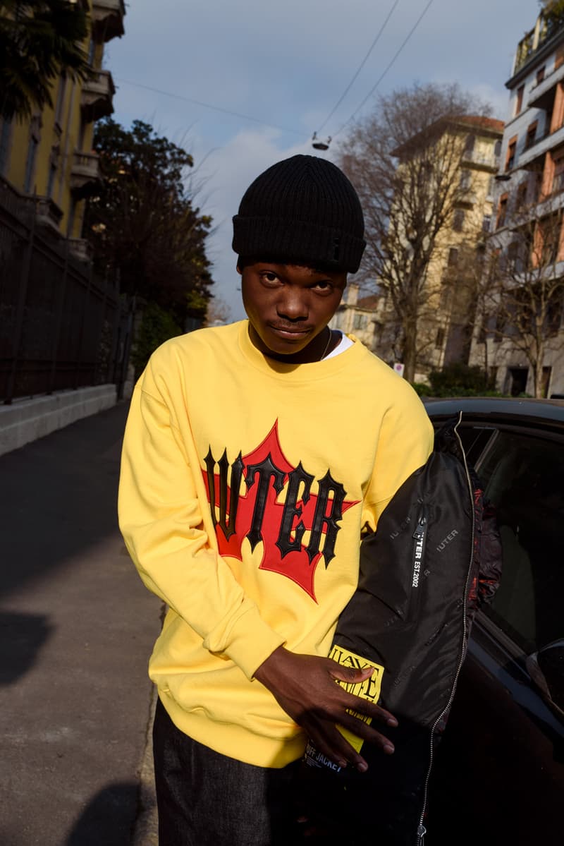 IUTER Fall Winter 2022 Collection "EUROIUTER" Milan 2002 Brand Alps Streetwear Release Information