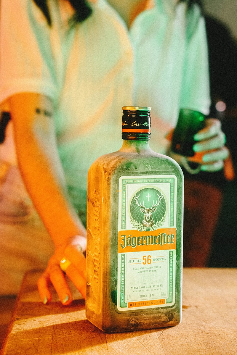 Jägermeister bottle temperature sensitive competition prizes festival ice cold beverage food 