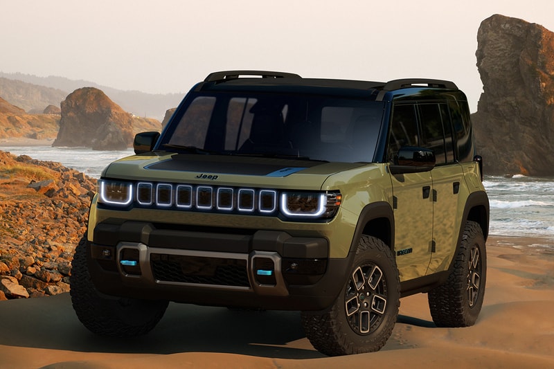 Jeep Unveils Plans To Bring Four New EV Models to the Market by 2025 stellantis chrysler suv exlectric 4xe jeep avenger urope paris motor show grand wagoneer the recon