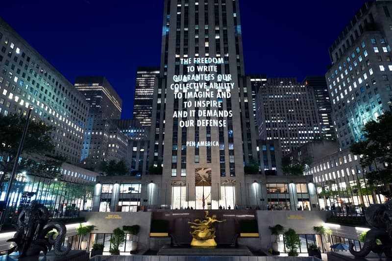 Jenny Holzer 'SPEECH ITSELF' PEN America Installation