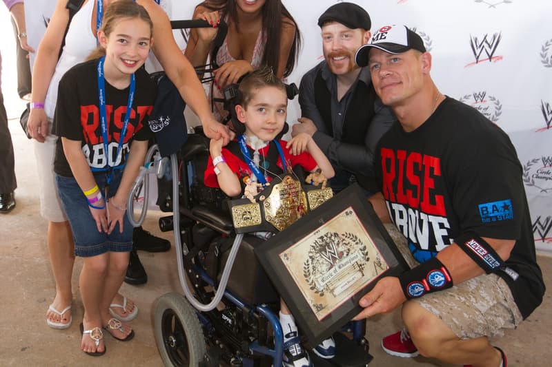 john cena wwe movie star make a wish foundation Guinness world record info visit number story