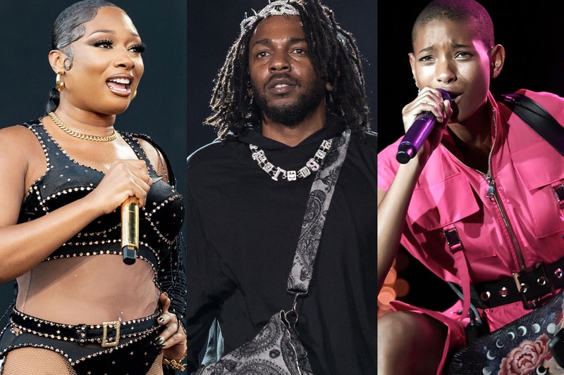 Kendrick Lamar, Megan Thee Stallion and Willow Announced as 'SNL' Musical Guests season 48 october 2022 rapper saturday night live pete davidson keenan thompson miles teller