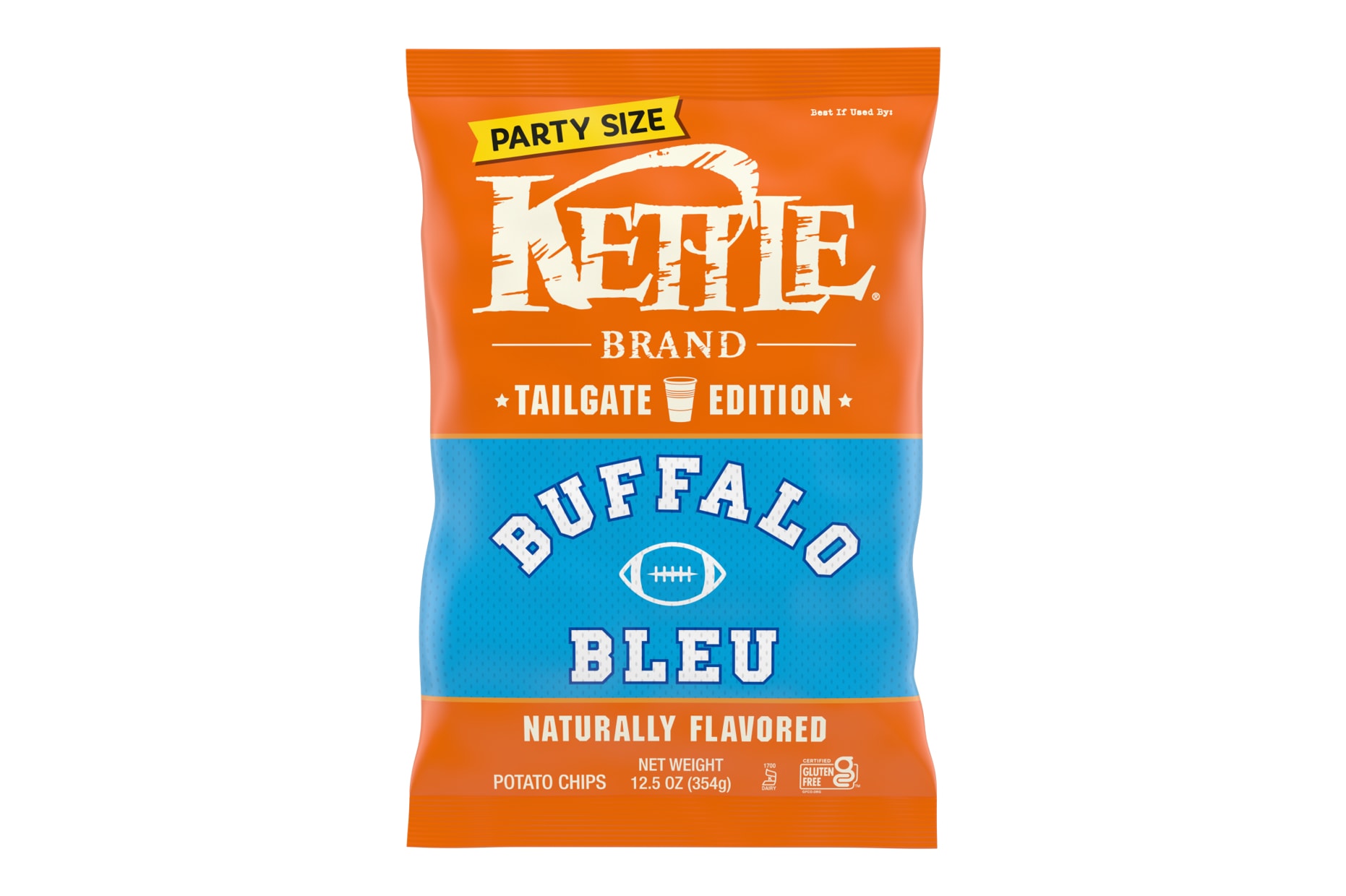 Kettle Brand Buffalo Bleu Tailgate Edition chips snacks sports Fall blue cheese 