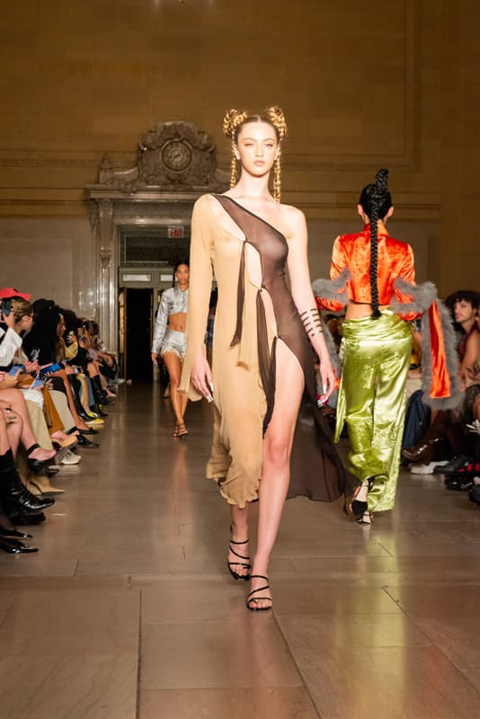 kim shui studio new york isabelle harrison designer dresses martine ali fashion week spring/summer 2023 grand central terminal