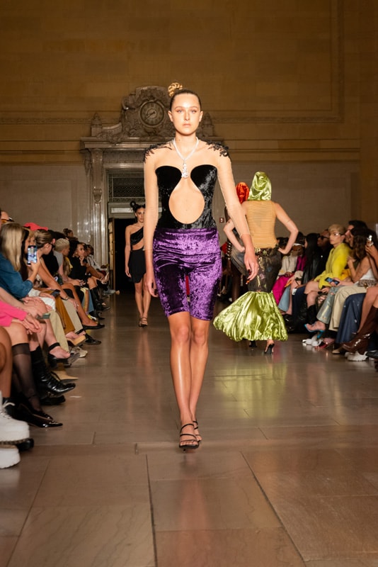 kim shui studio new york isabelle harrison designer dresses martine ali fashion week spring/summer 2023 grand central terminal