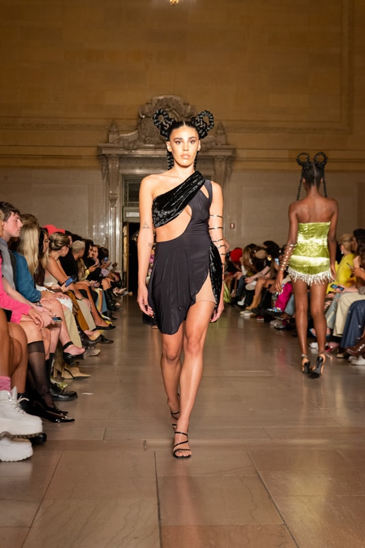 kim shui studio new york isabelle harrison designer dresses martine ali fashion week spring/summer 2023 grand central terminal