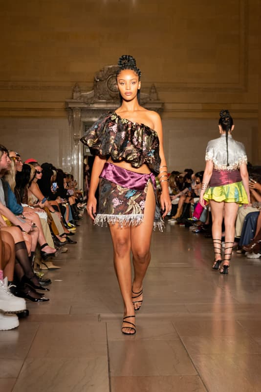 kim shui studio new york isabelle harrison designer dresses martine ali fashion week spring/summer 2023 grand central terminal