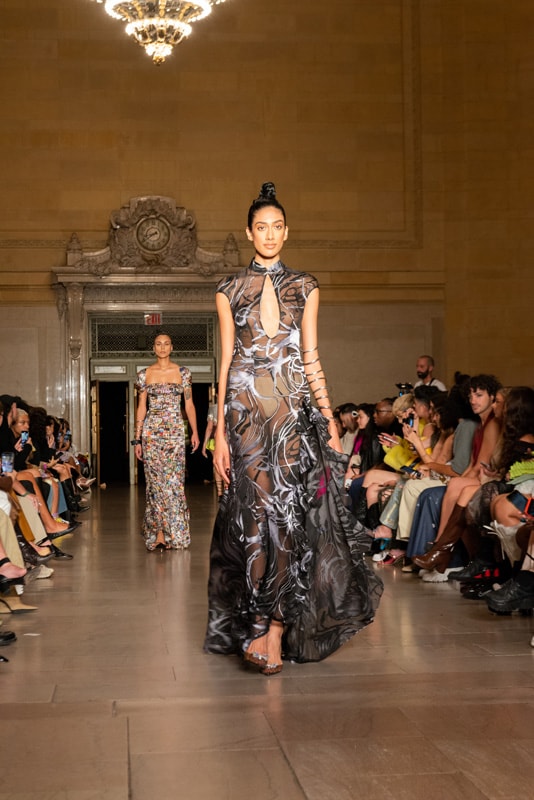 kim shui studio new york isabelle harrison designer dresses martine ali fashion week spring/summer 2023 grand central terminal