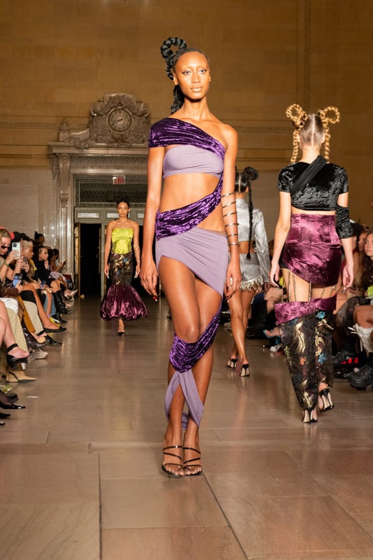 kim shui studio new york isabelle harrison designer dresses martine ali fashion week spring/summer 2023 grand central terminal