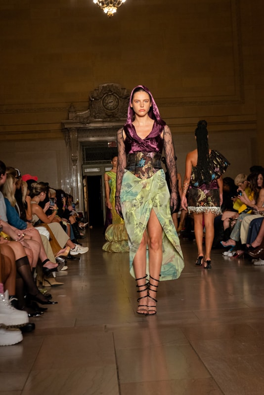 kim shui studio new york isabelle harrison designer dresses martine ali fashion week spring/summer 2023 grand central terminal