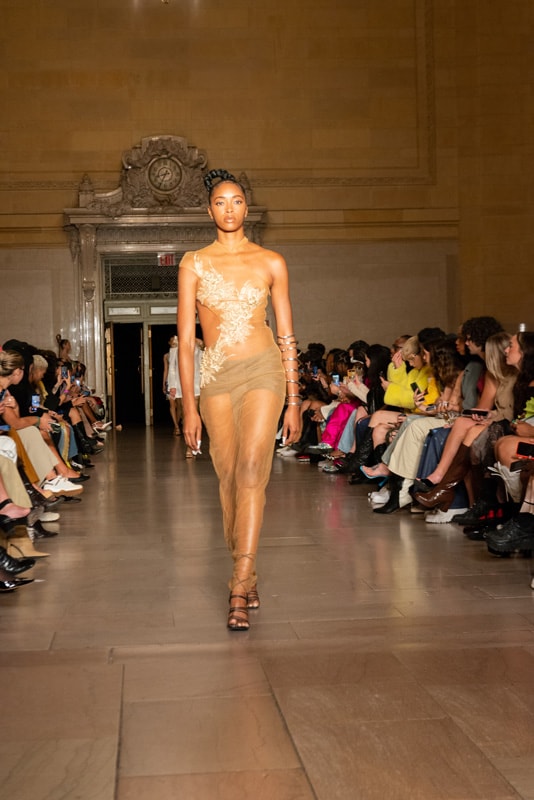kim shui studio new york isabelle harrison designer dresses martine ali fashion week spring/summer 2023 grand central terminal