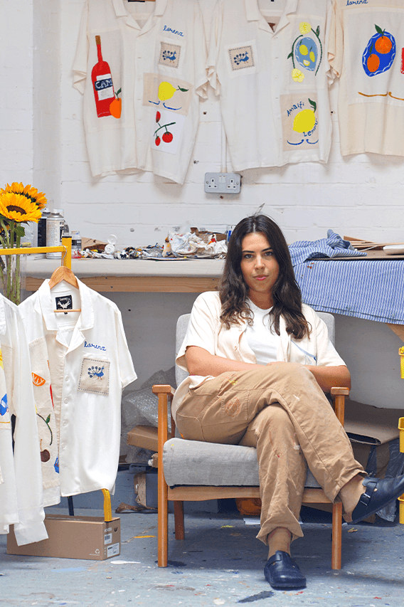 lorenz Frankie Thorp Capsule Collection Release Info hand-painted shirts artist