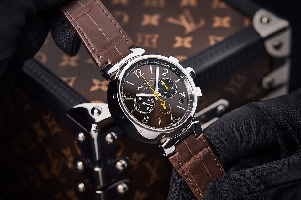 Louis Vuitton Mens Tambour Chronograph Watch