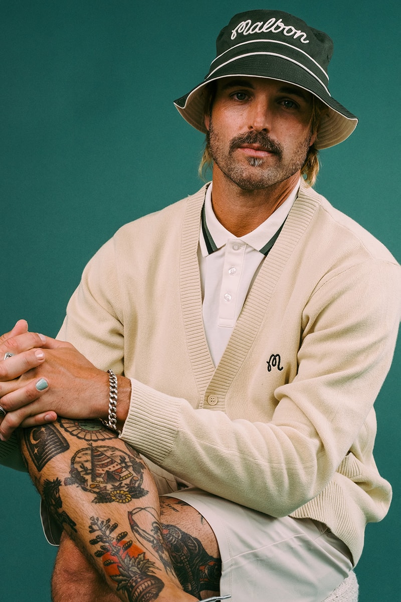 Malbon Golf Legacy Collection knit sweater polo jacket pants shorts 