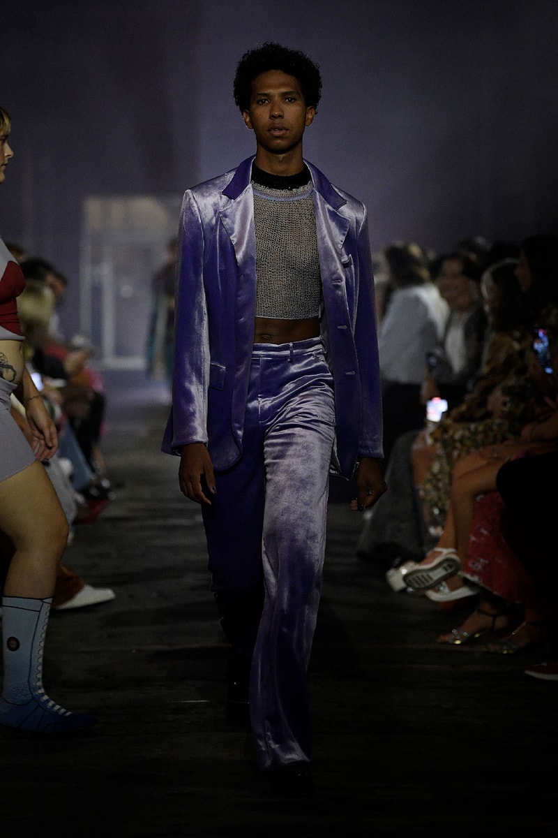 Marni SS23 Made the Sun Rise From Under the Manhattan Bridge spring summer 2023 manhattan bridge orange red blue milan francesco risso kendall jenner madonna anna wintour marni paloma